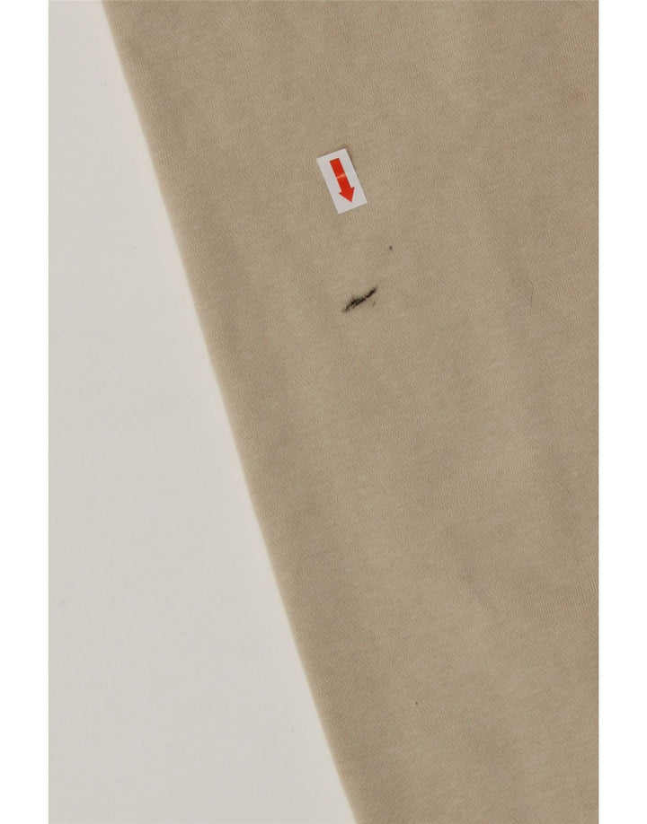 CHAMPION Womens Graphic Sweatshirt Jumper UK 16 Large Beige Cotton