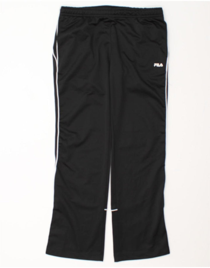 FILA Womens Tracksuit Trousers UK 18 XL Black Polyester Vintage Fila and Second-Hand Fila from Messina Hembry 