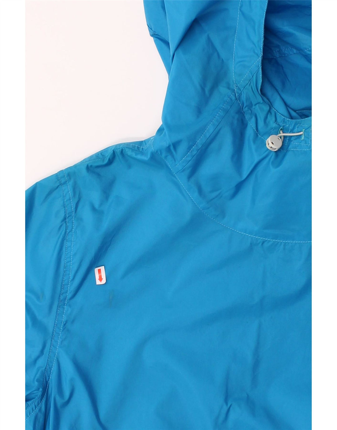 NIKE Womens Hooded Racer Jacket US 8/10 Medium Blue Polyamide Vintage Nike and Second-Hand Nike from Messina Hembry 