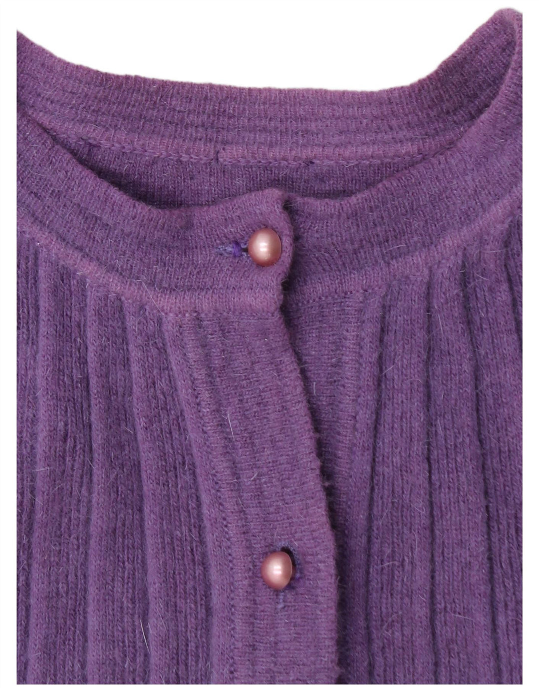 VINTAGE Womens Cardigan Sweater UK 14 Medium Purple
