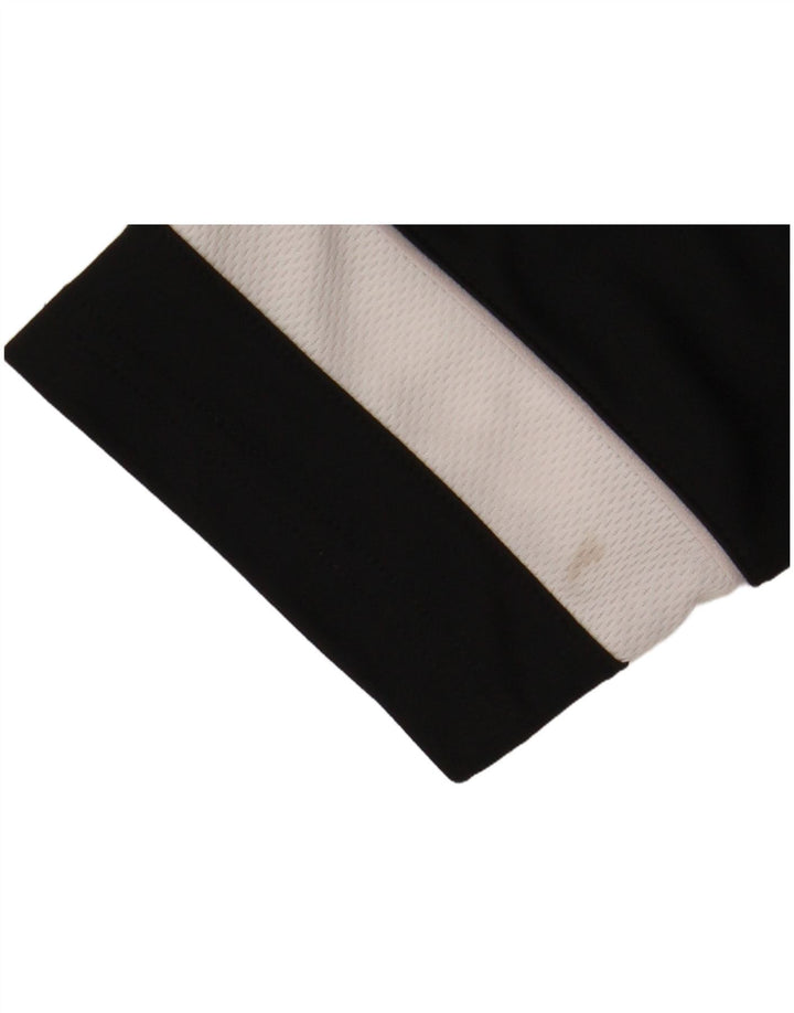 NIKE Boys Dri Fit T-Shirt Top 12-13 Years Large Black Colourblock