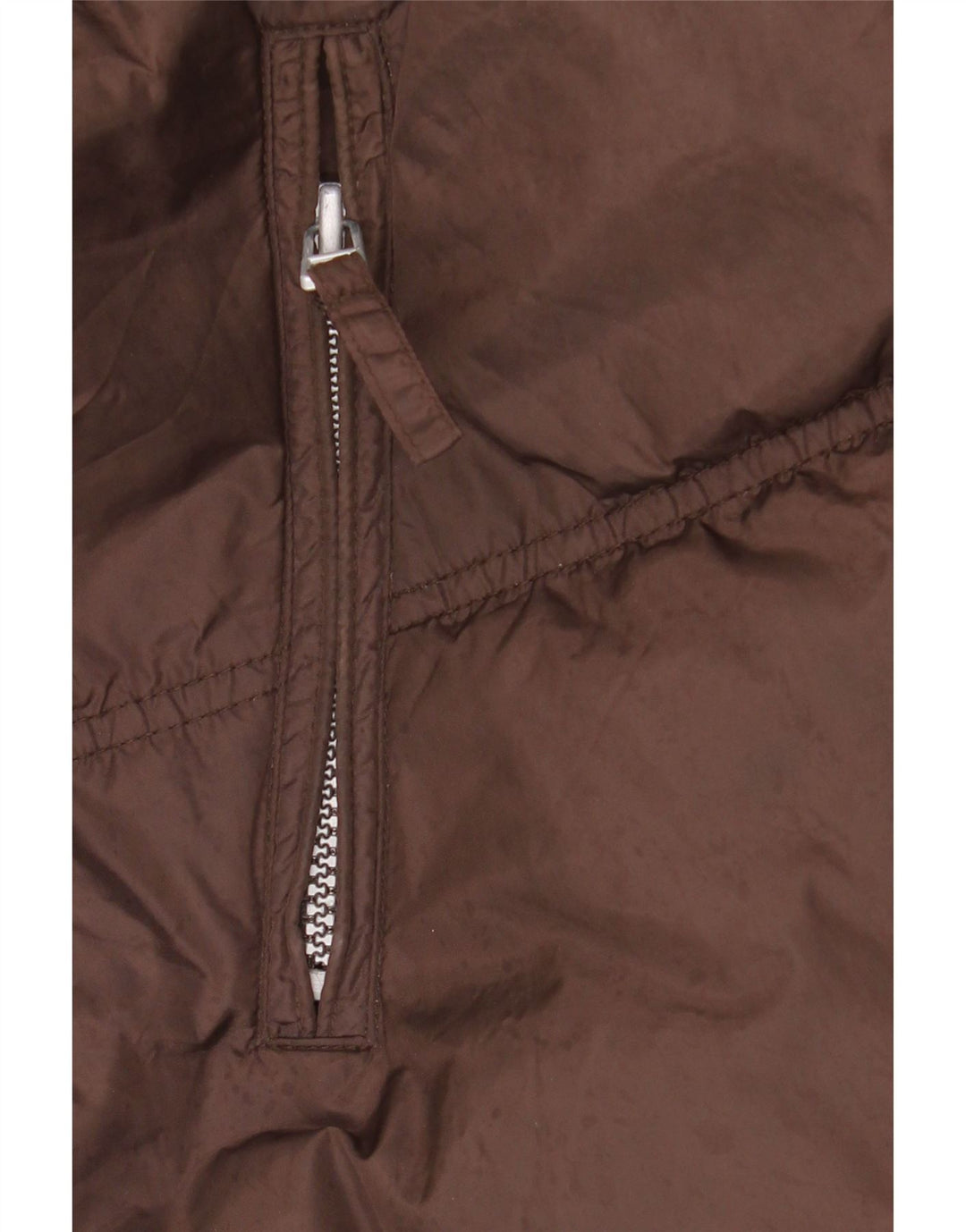 ELLESSE Mens Padded Jacket UK 42 XL Brown Polyamide