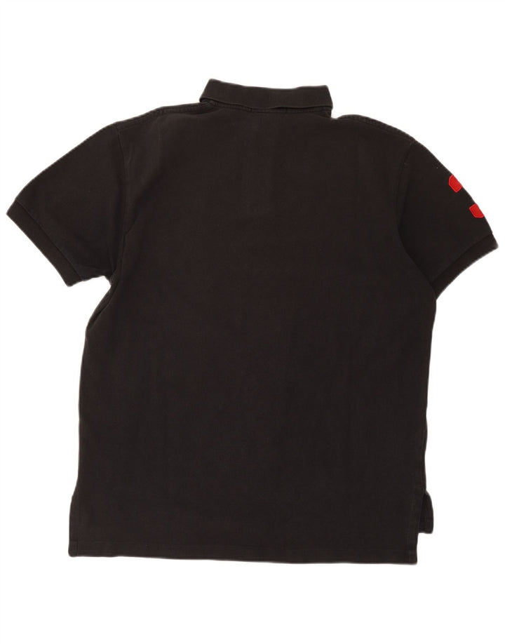 Polo Ralph Lauren Mens Graphic Shirt Medium Black Cotton