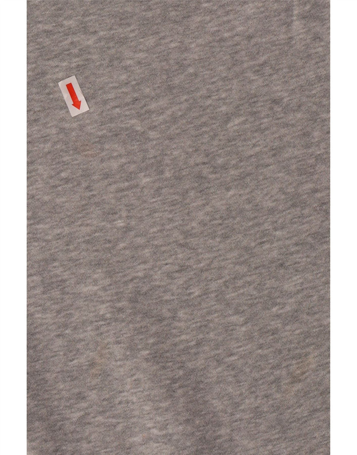 NIKE Womens Tracksuit Trousers Joggers UK 14 Medium  Grey Cotton