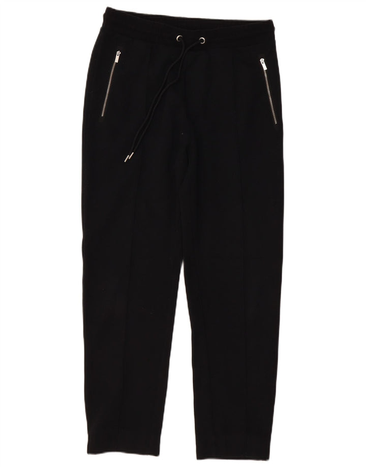 Marks & Spencer Womens Tracksuit Trousers UK 10 Small  Black Polyester