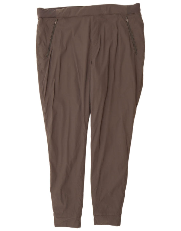 Eddie Bauer Womens Joggers Casual Trousers US 18 2XL W40 L32 Grey Nylon