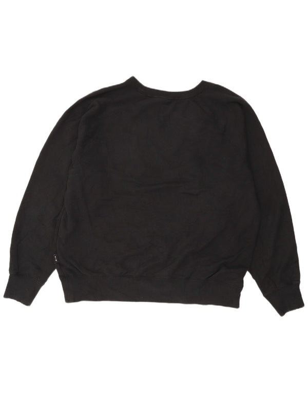 Nike Mens Graphic Sweatshirt Jumper XL Black Cotton