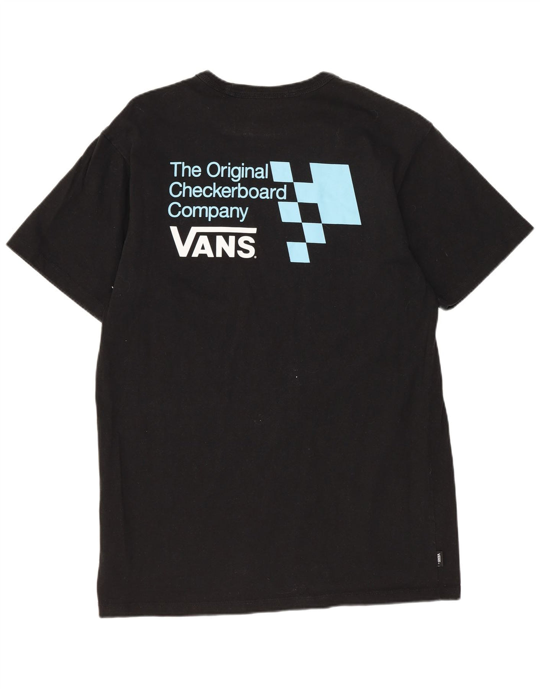 VANS Mens Classic Fit Graphic T-Shirt Top Medium Black Cotton
