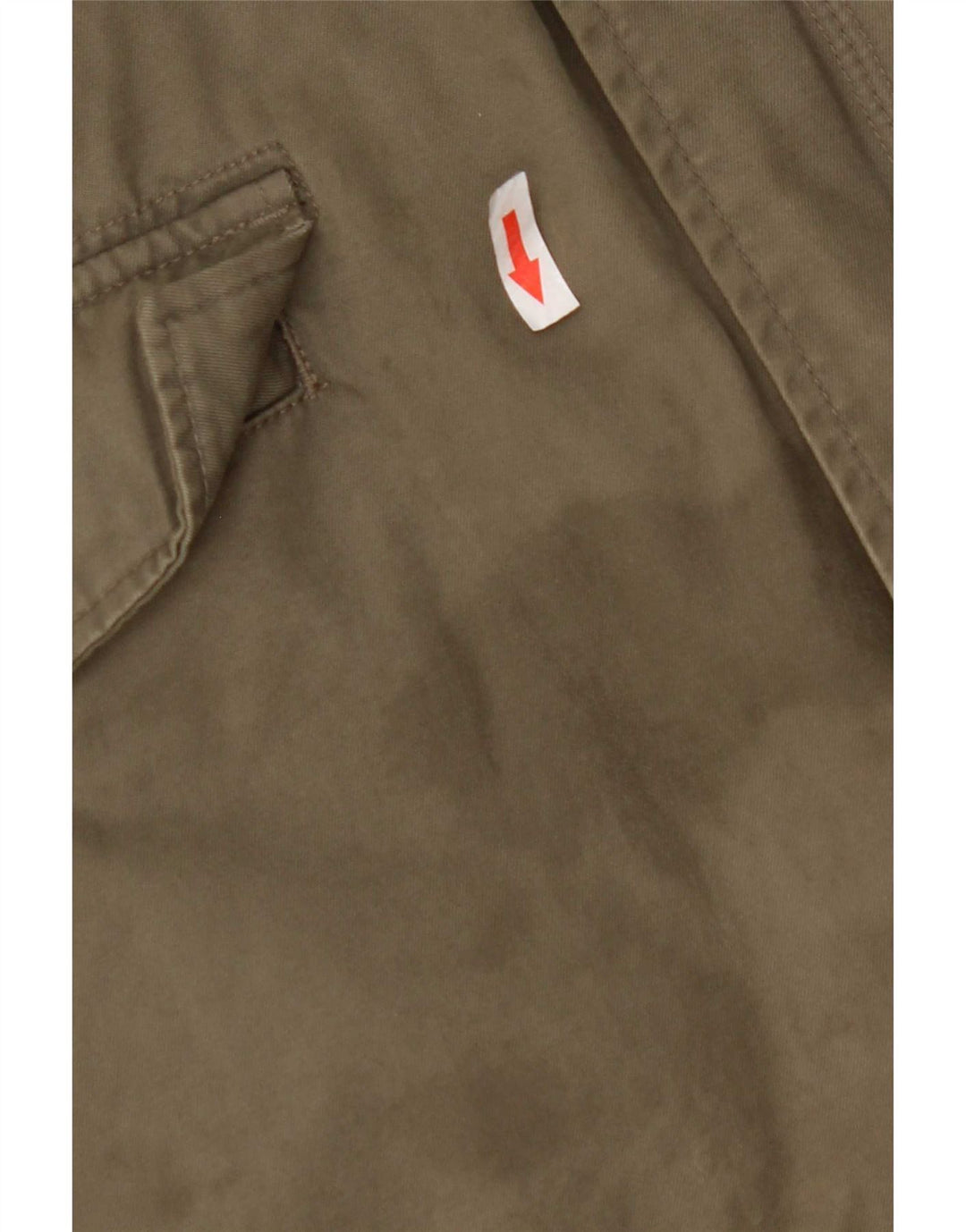 Marks & Spencer Womens Utility Jacket UK 44 2XL Khaki Cotton