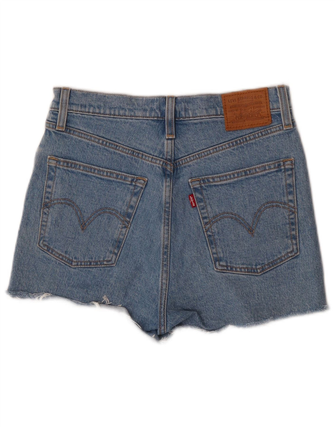 Levi's Womens Denim Shorts W28 Medium  Blue Cotton
