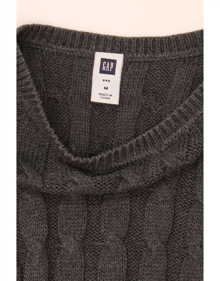 Gap Womens Boat Neck Jumper Sweater UK 14 Medium Grey