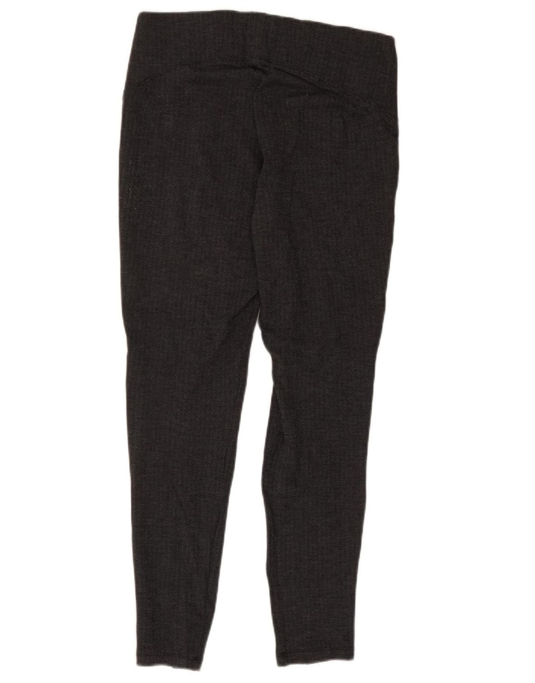 Marks & Spencer Womens Leggings UK 14 Large  Black Herringbone Viscose