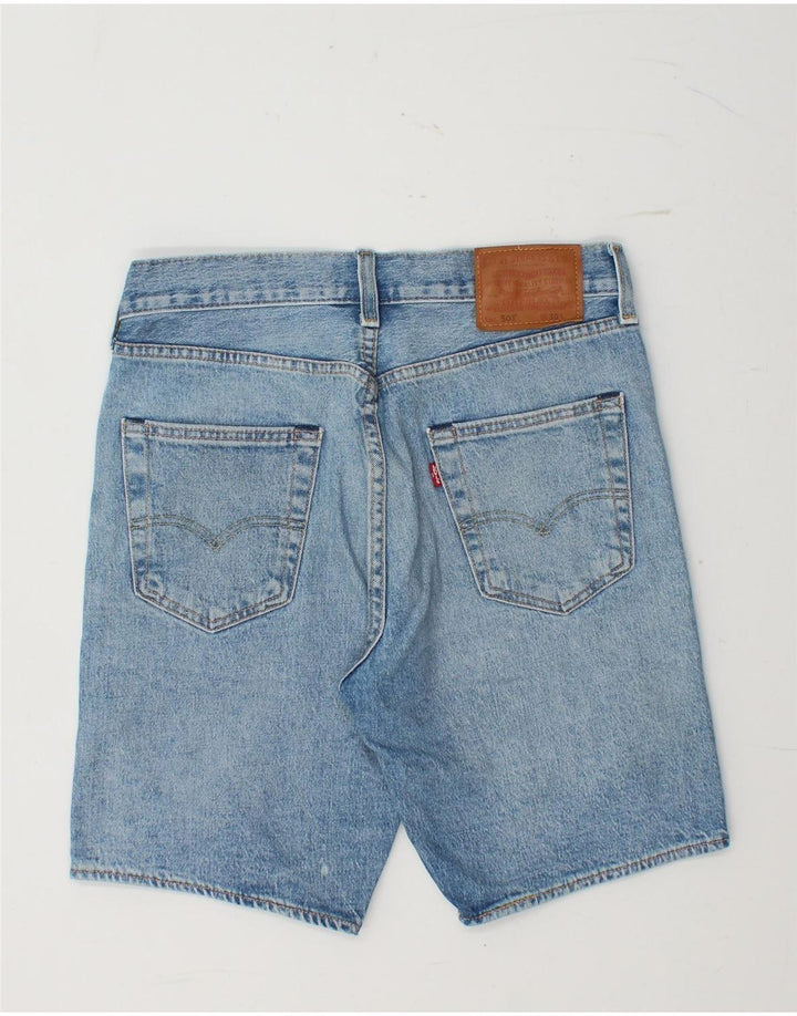 LEVI'S Mens 501 Denim Shorts W30 Medium  Blue Cotton