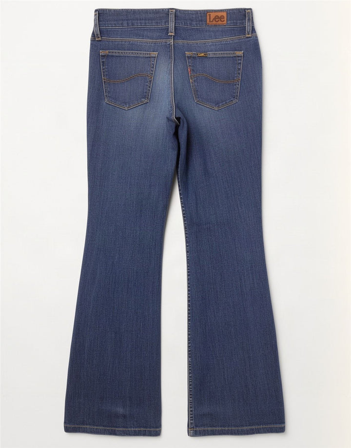 Lee Womens Coral Bootcut Jeans W27 L33 Blue Cotton