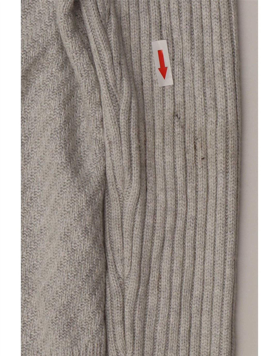 Marks & Spencer Womens Longline Open Cardigan Sweater UK 10 Small Grey