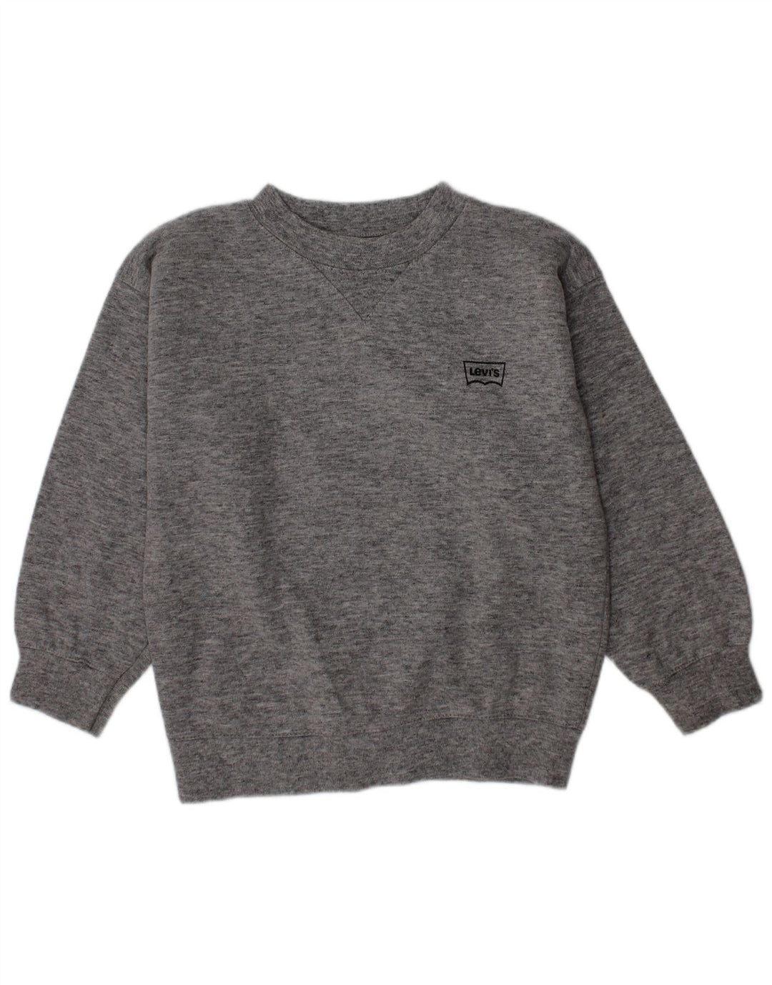 Levi's Boys Sweatshirt Jumper 3-4 Years Grey Flecked