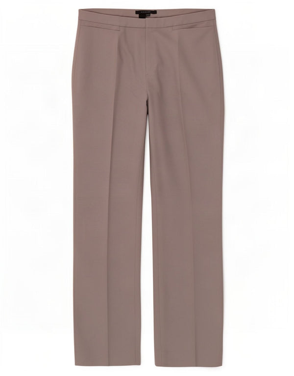Zara Womens Straight Casual Trousers EU 40 Medium W30 L31 Grey Polyester