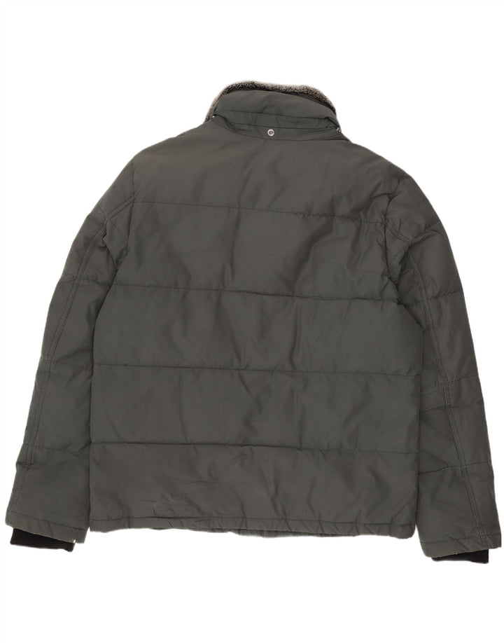 Tommy Hilfiger Mens Padded Jacket UK 42 XL Green Polyamide