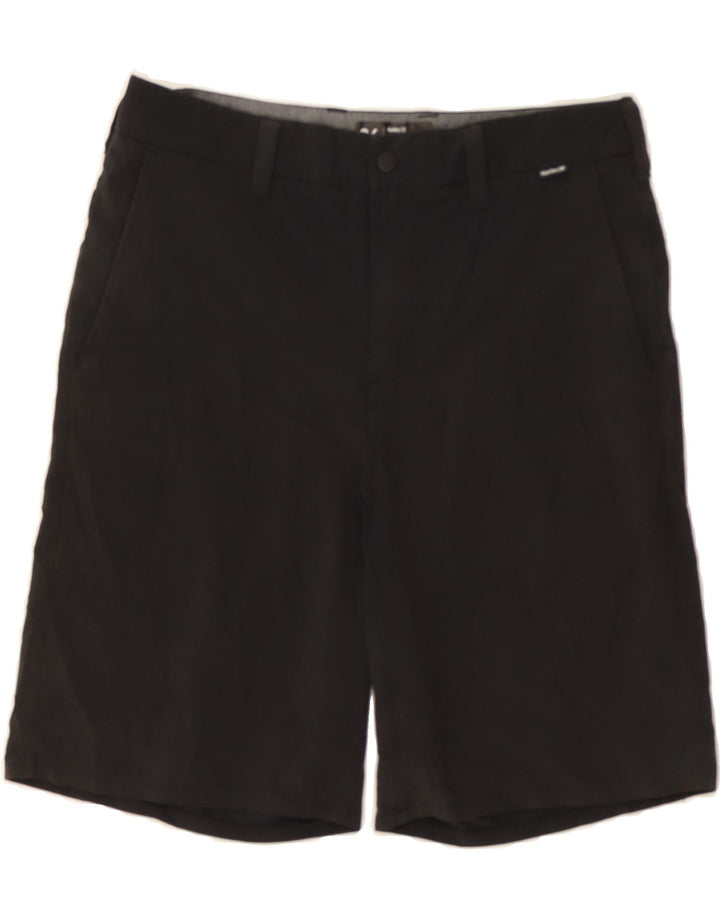 HURLEY Mens Chino Shorts W26 XS Black Vintage Hurley and Second-Hand Hurley from Messina Hembry 