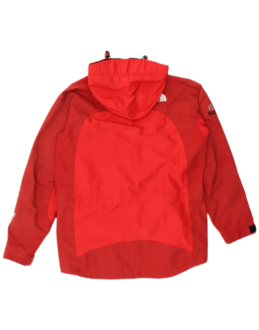 THE NORTH FACE Mens Hooded Windbreaker Jacket UK 38 Medium Red Colourblock