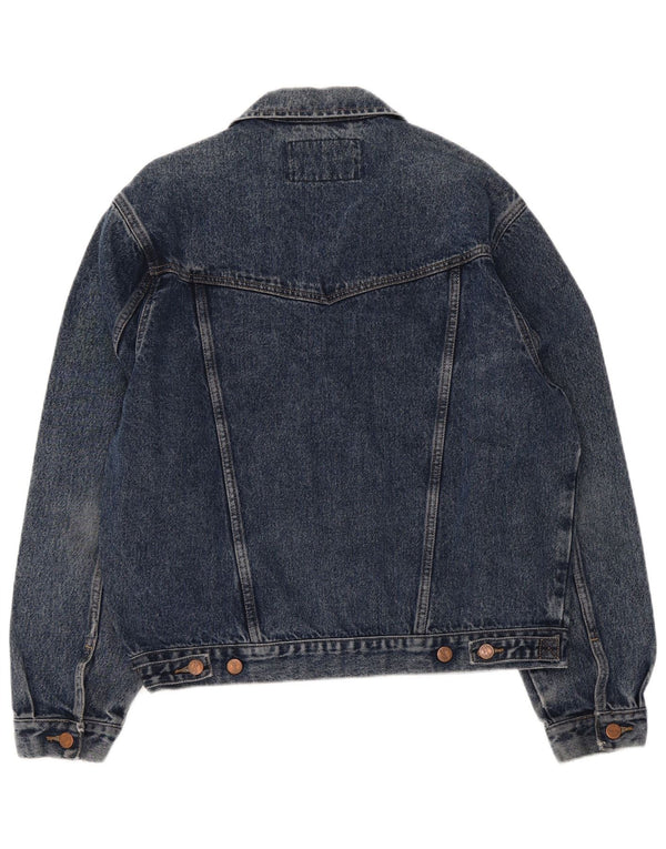 Wrangler Mens Denim Jacket UK 36 Small Blue Cotton