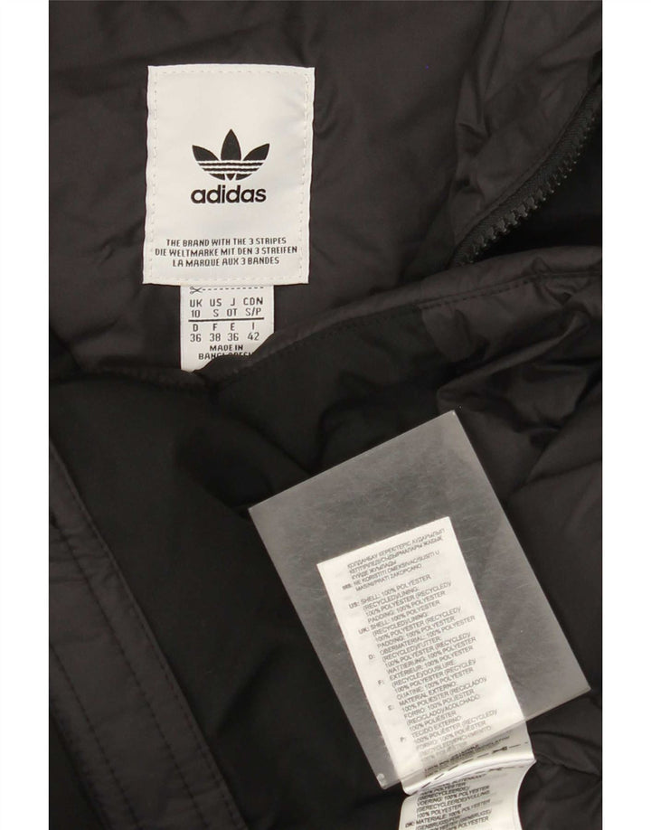 Adidas Womens UK 10 Small Black Polyester