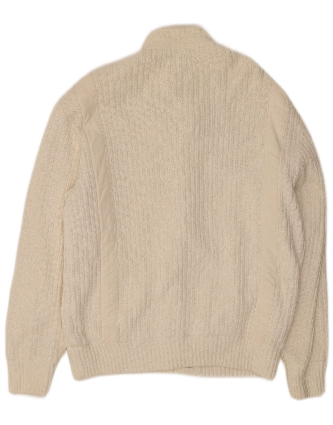 Navigare Mens Cardigan Sweater IT 50/52 Medium White