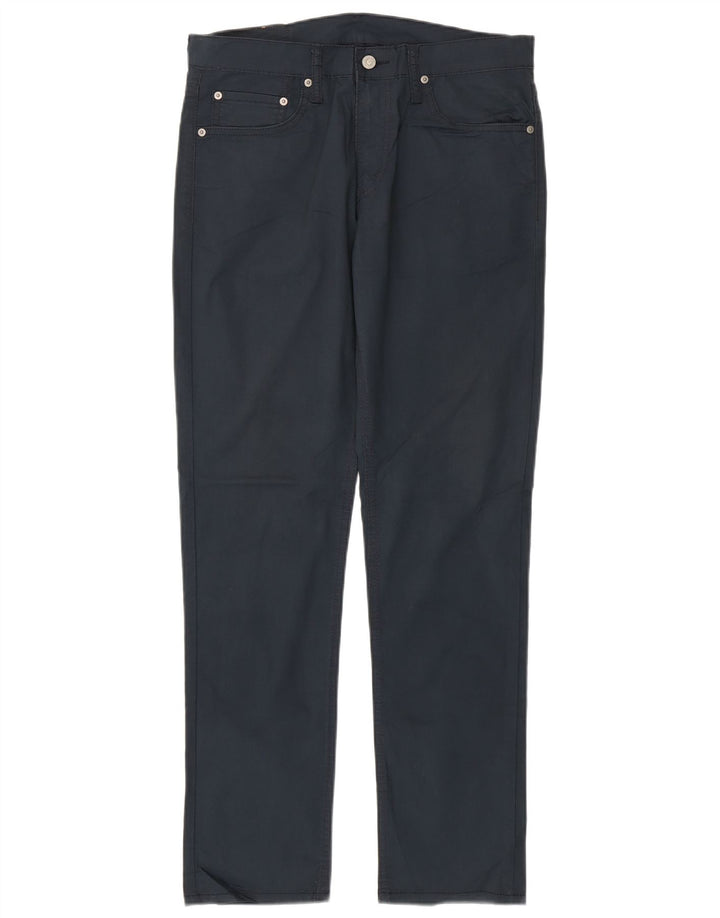 Levi's Mens 511 Slim Jeans W32 L32 Navy Blue Cotton