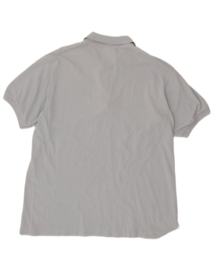 Lacoste Mens Polo Shirt Size 5 Large Grey Cotton