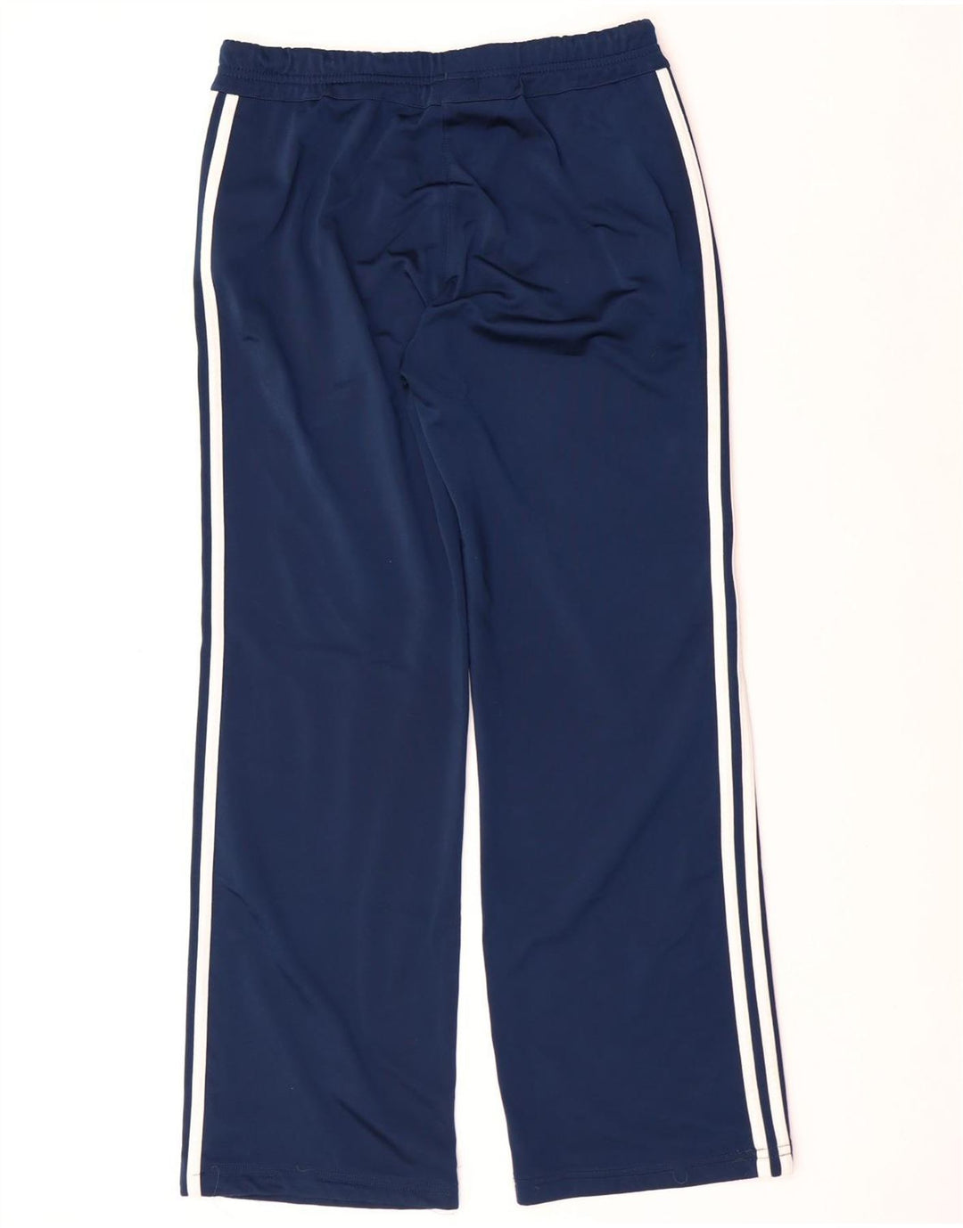 ADIDAS Womens Tracksuit Trousers UK 14 Medium  Navy Blue Polyester