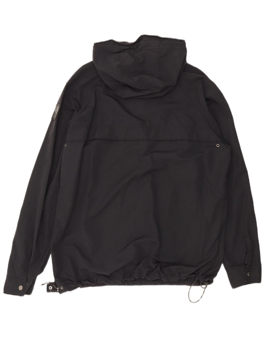 Columbia Mens Hooded Pullover Rain Jacket UK 40 Large Grey Nylon