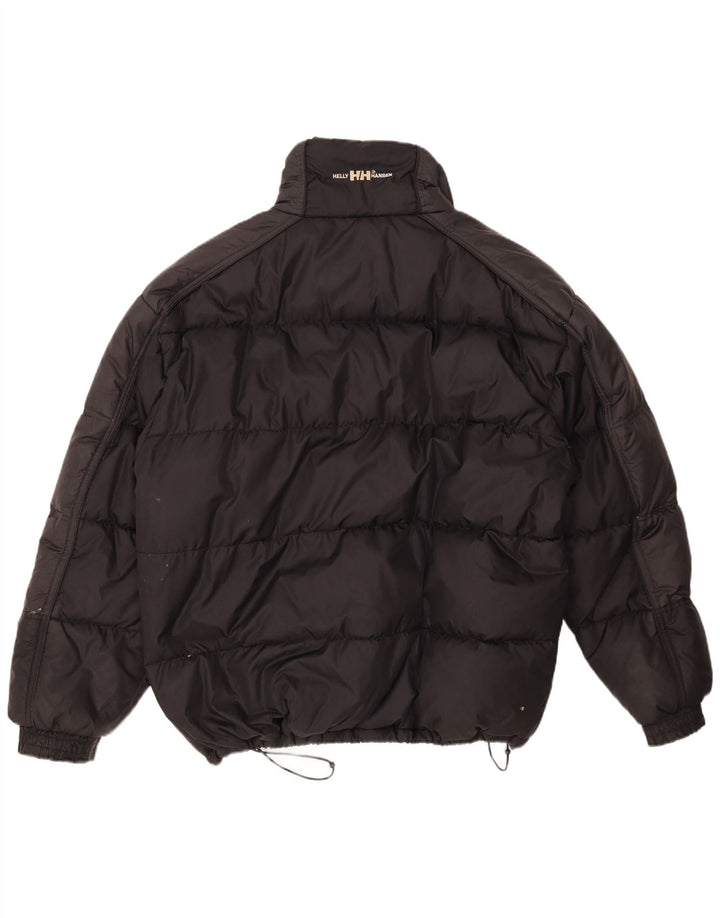 HELLY HANSEN Mens Padded Jacket UK 40 Large Black Nylon