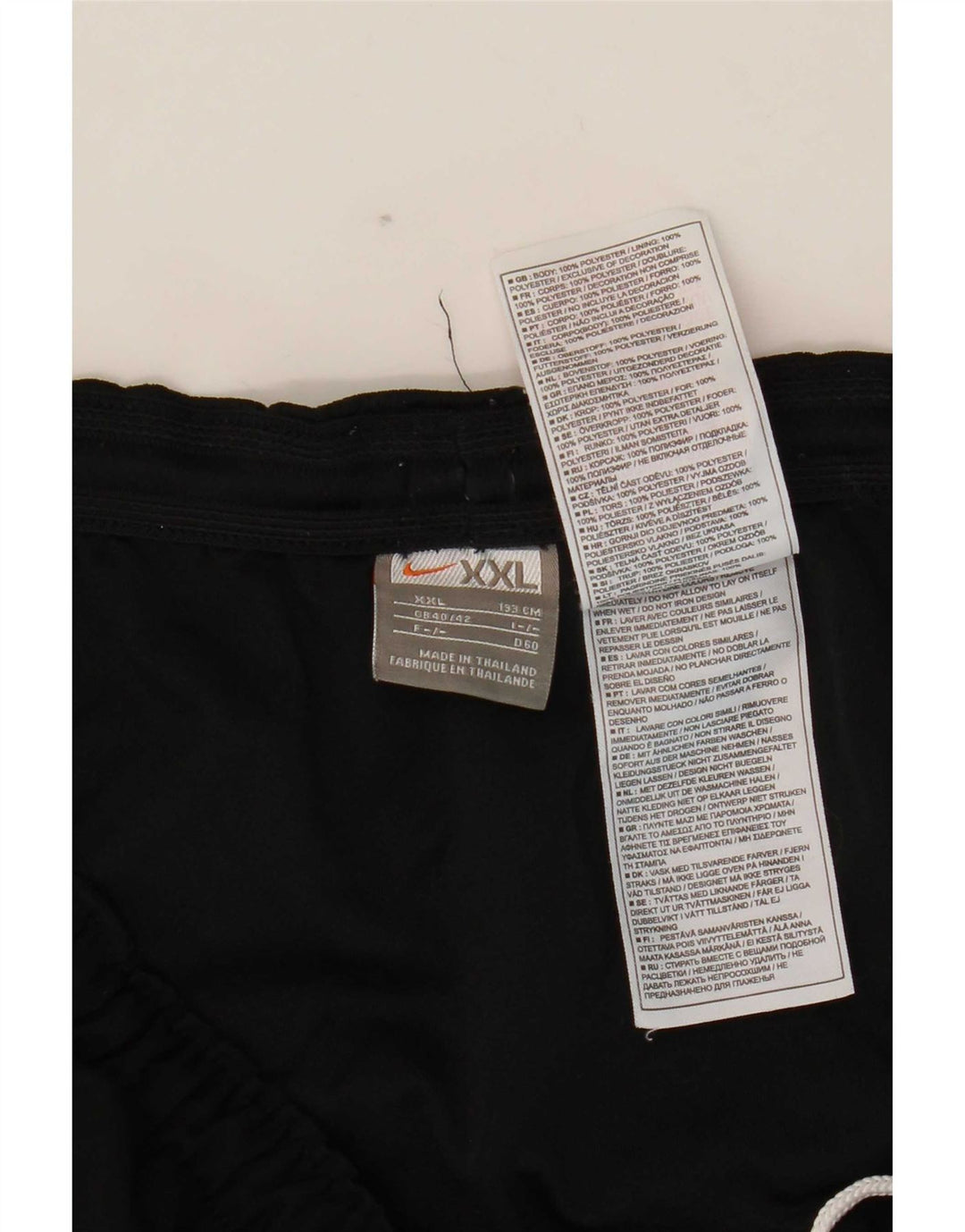 Nike Mens Sport Shorts 2XL Black Polyester