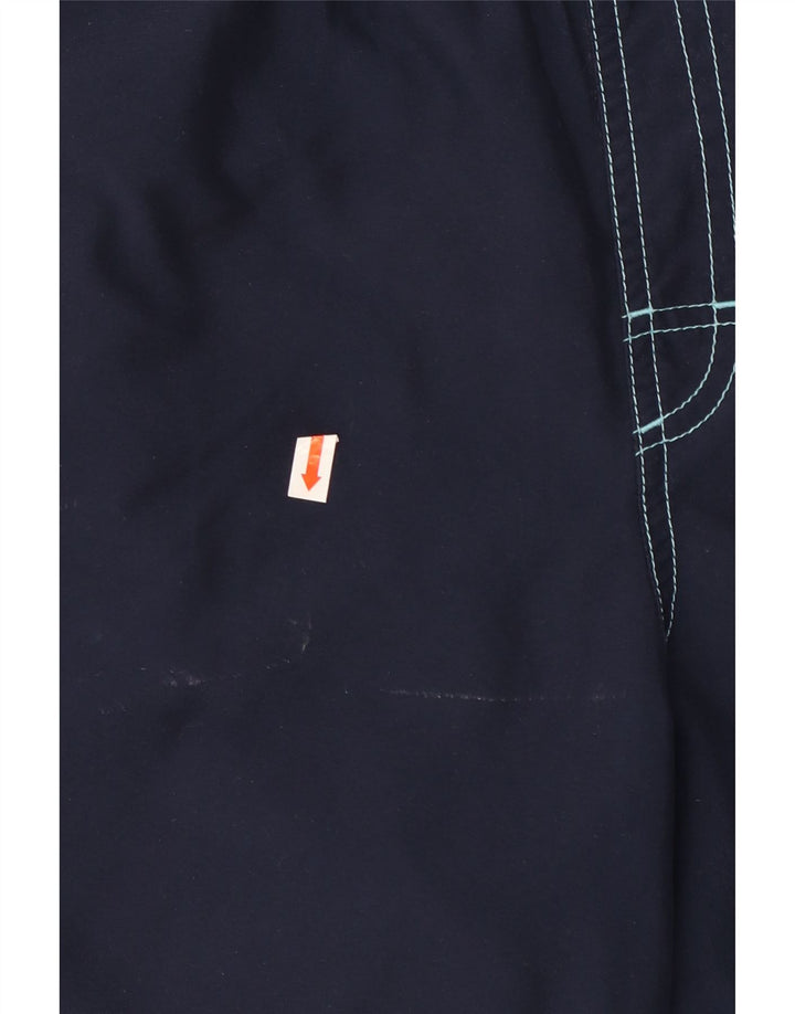 Adidas Mens Graphic Swimming Shorts Medium  Navy Blue Colourblock Polyester