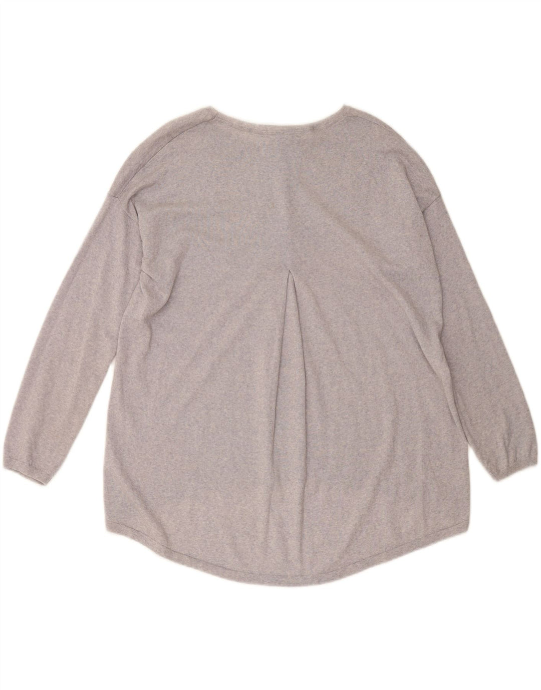 MONSOON Womens Loose Fit Boat Neck Jumper Sweater UK 14 Medium Purple Wool