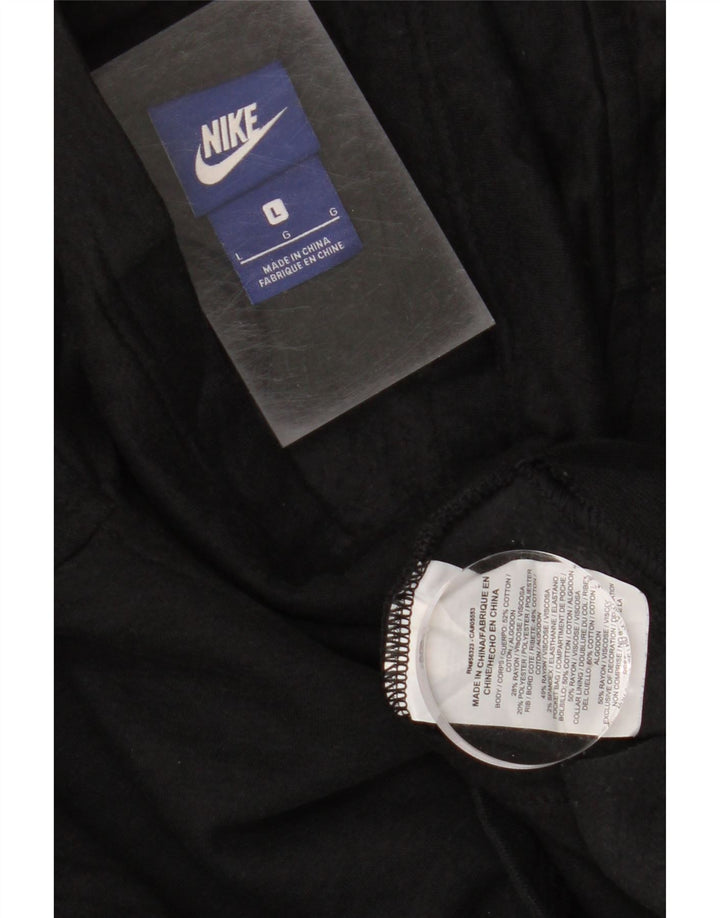 NIKE Womens Sweatshirt Jumper UK 14 Large Black Cotton Vintage Nike and Second-Hand Nike from Messina Hembry 