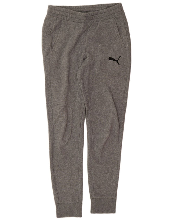 Puma Mens Tracksuit Trousers Joggers Small Grey Sports