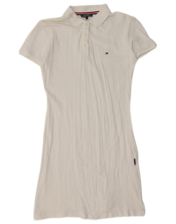 Tommy Hilfiger Womens Polo Dress UK 14 Large White