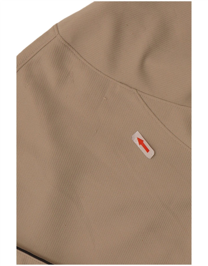 Lotto Womens Oversized Tracksuit Top Jacket UK 10 Small Beige