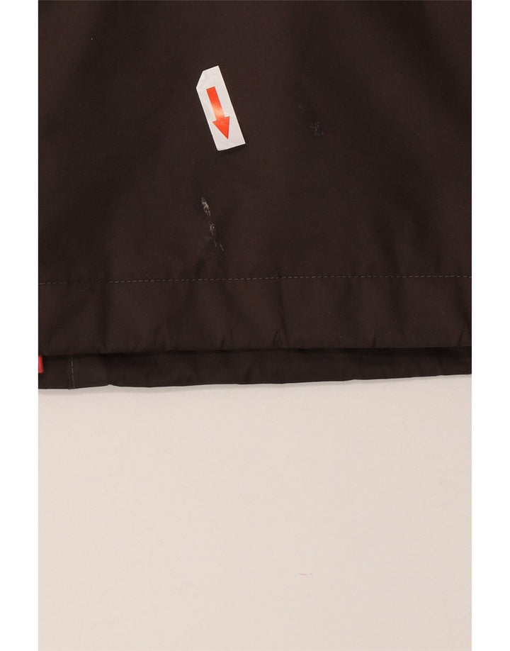 Sprayway Womens Hooded Oversized Rain Jacket UK 8 Small Brown Polyester
