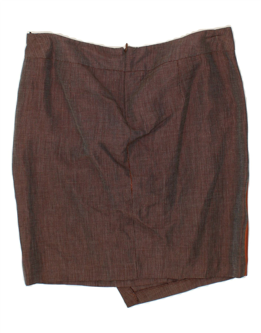 BENETTON Womens Asymmetrical Skirt W32 Large  Brown Vintage Benetton and Second-Hand Benetton from Messina Hembry 