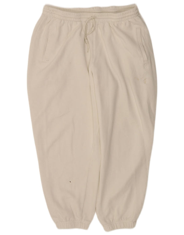 Adidas Womens Tracksuit Trousers Joggers UK 20 2XL White Cotton
