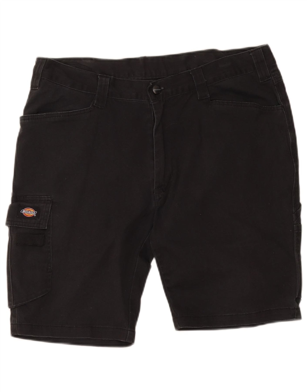 Dickies Mens Cargo Shorts W36 Large Black Cotton