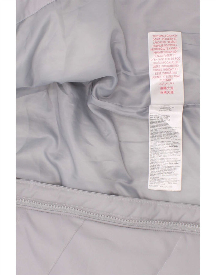 Nike Boys Hooded Padded Jacket 5-6 Years Medium Grey Polyester