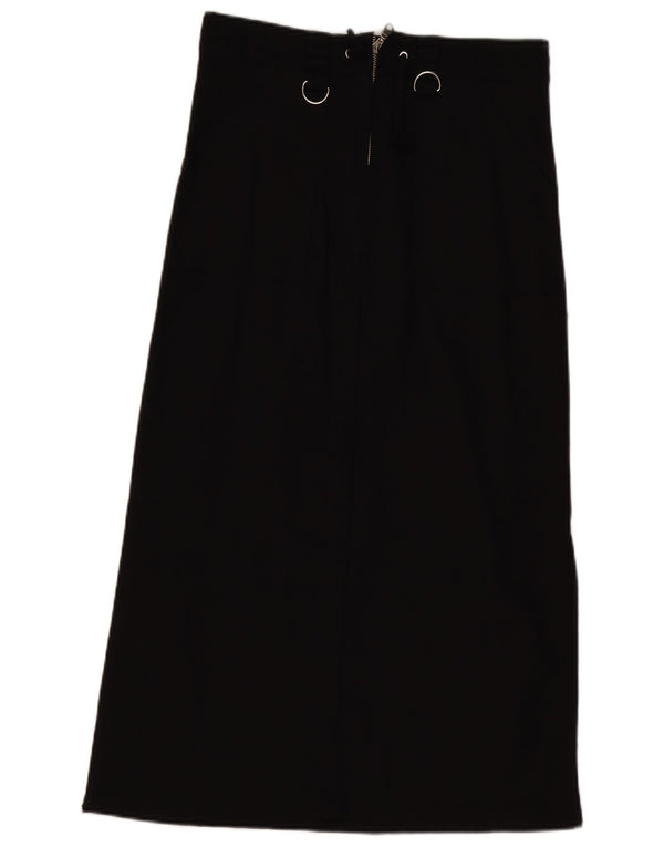 NEW SENSATION Womens Maxi Skirt Medium W30 Black