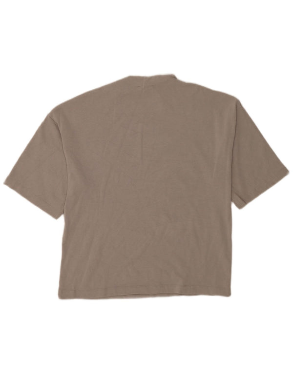 Zara Womens Oversized T-Shirt Top UK 10 Small Grey