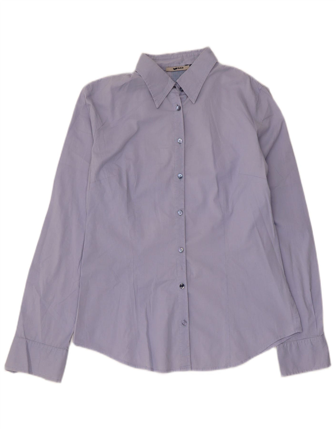 Gas Womens Shirt UK 14 Medium Blue Cotton