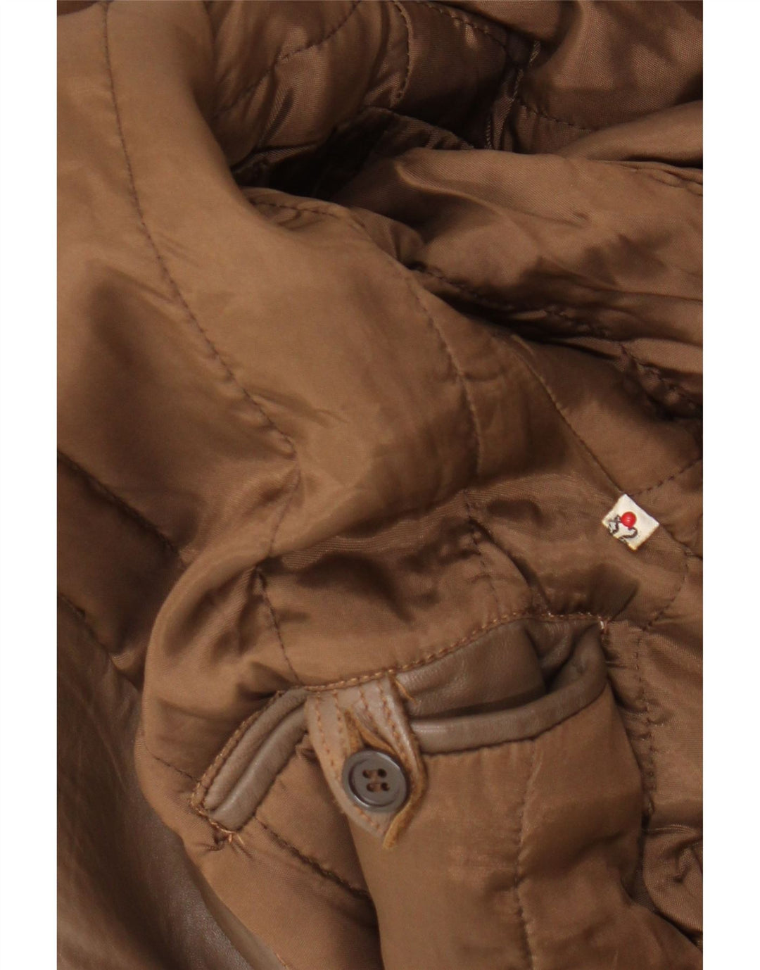 VINTAGE Mens Leather Jacket IT 52 XL Brown Vintage Vintage and Second-Hand Vintage from Messina Hembry 