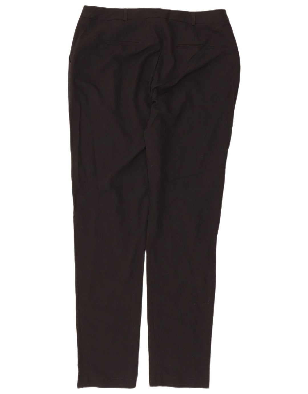 TOPSHOP Womens Straight Suit Trousers UK 10 Small W32 L29 Black Polyester