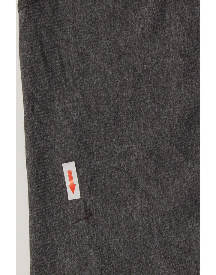 Under Armour Womens Capri Leggings UK 14 Large Grey Geometric Polyester